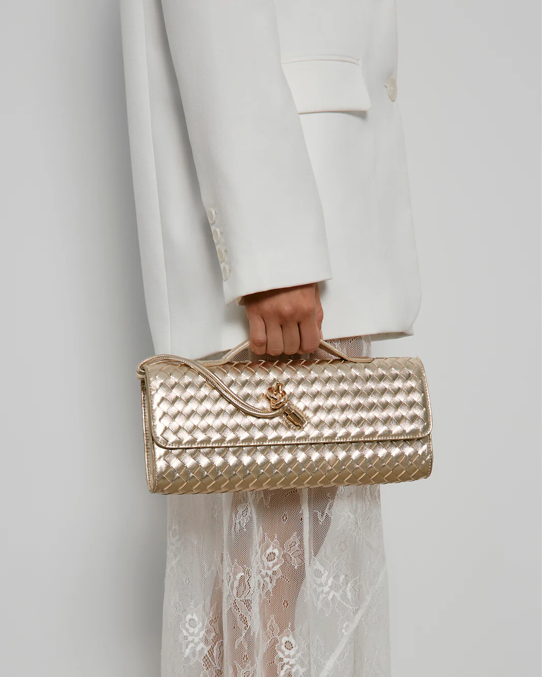 ALICE CLUTCH BAG - GOLD METALLIC - Image 2
