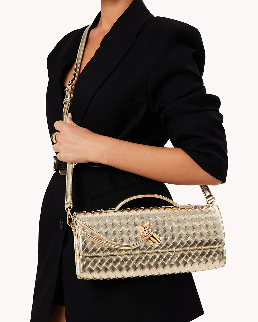 ALICE CLUTCH BAG - GOLD METALLIC - Image 5