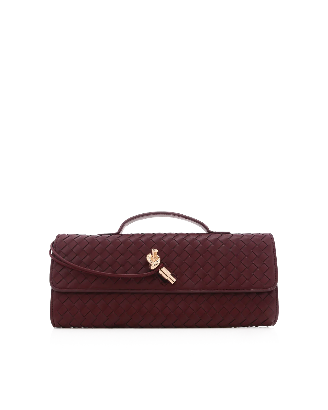 ALICE CLUTCH BAG - WINE - Image 5