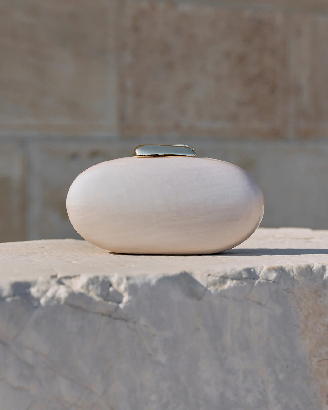 AMINA CLUTCH BAG - IVORY - Image 3