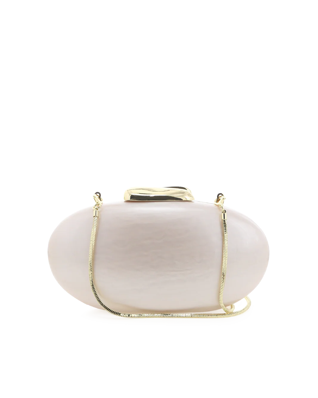 AMINA CLUTCH BAG - IVORY - Image 4