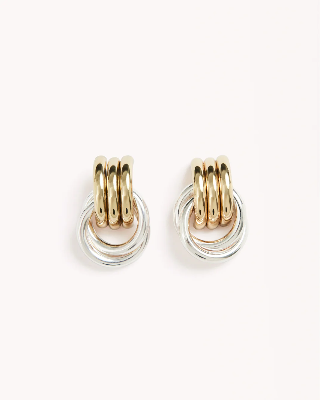 ANTHE EARRING - GOLD-SILVER - Image 6