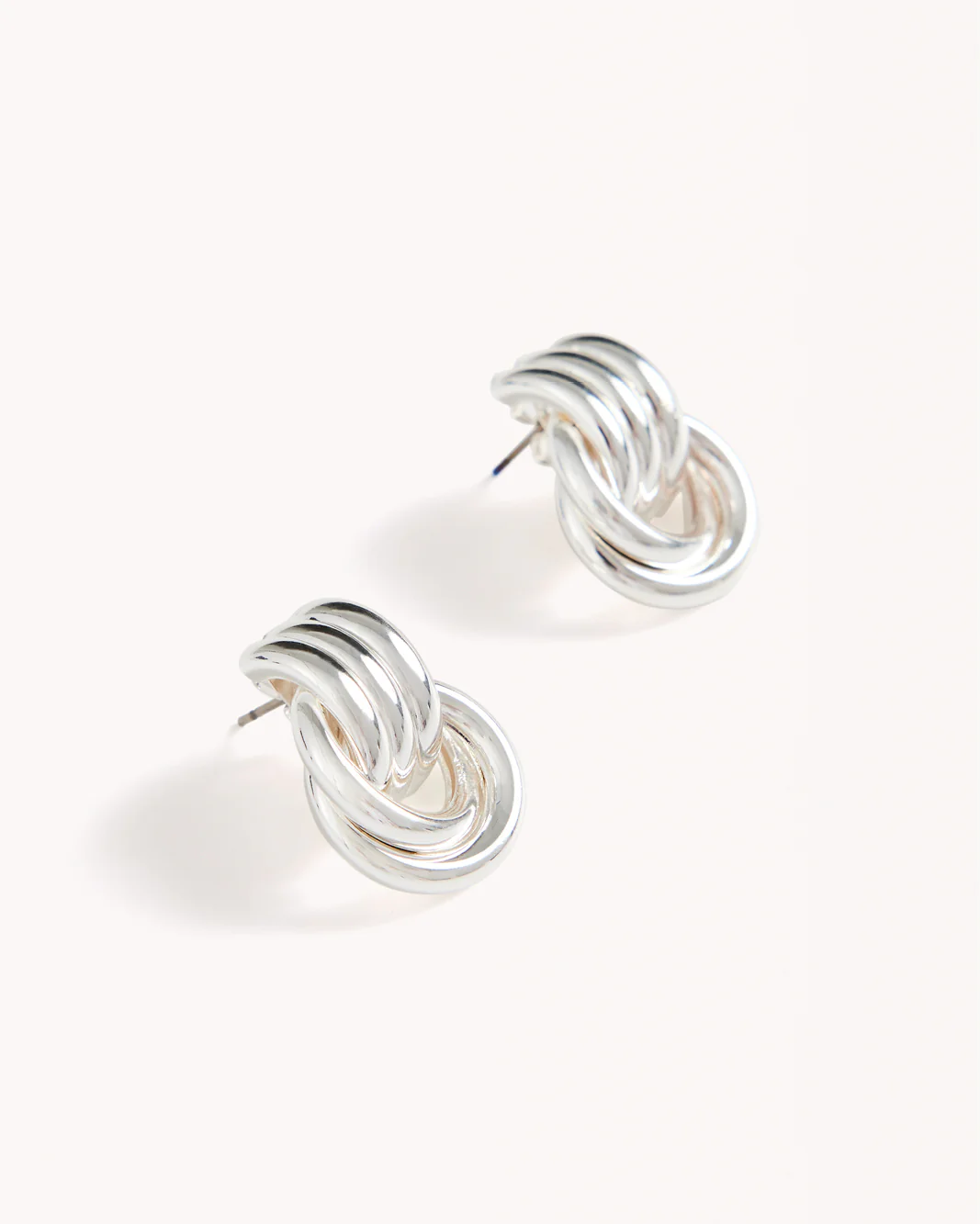ANTHE MINI EARRINGS - SILVER - Image 3