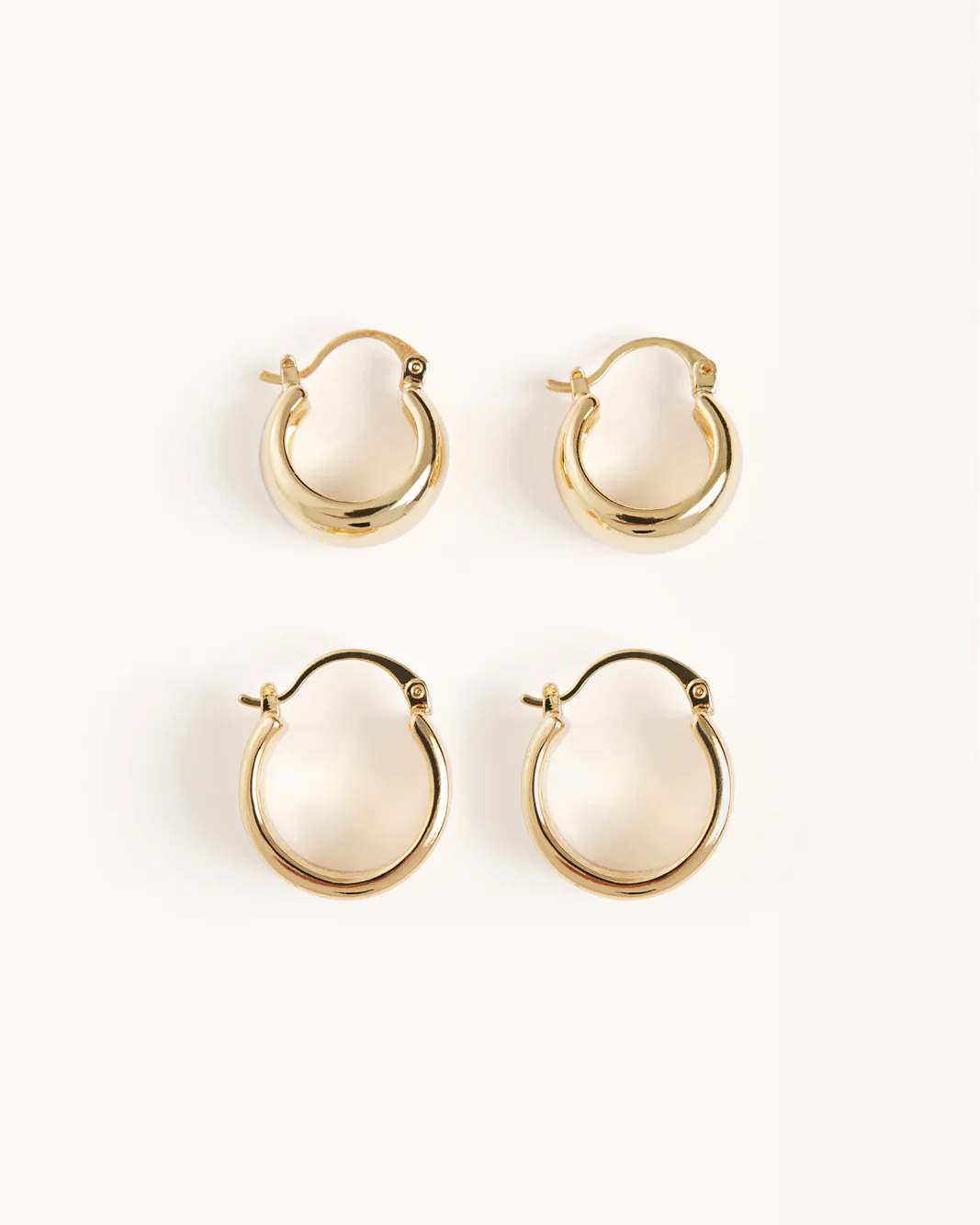 CINDY EARRING 2 PACK - GOLD PLATED 18K - Image 3