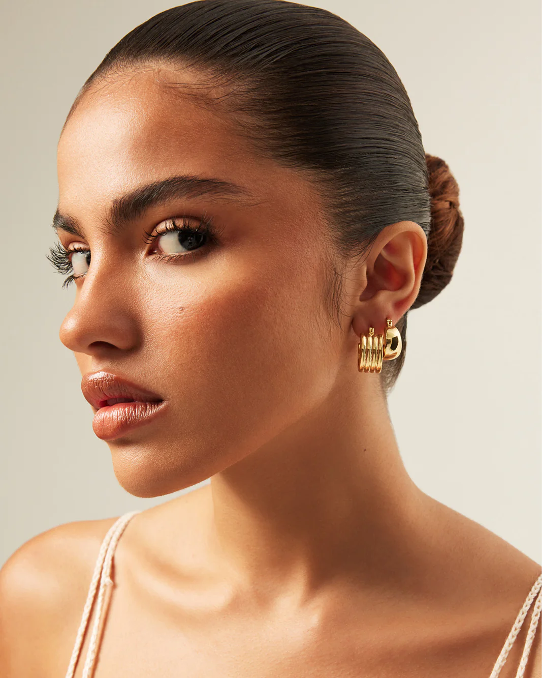 CINDY EARRING 2 PACK - GOLD PLATED 18K - Image 4