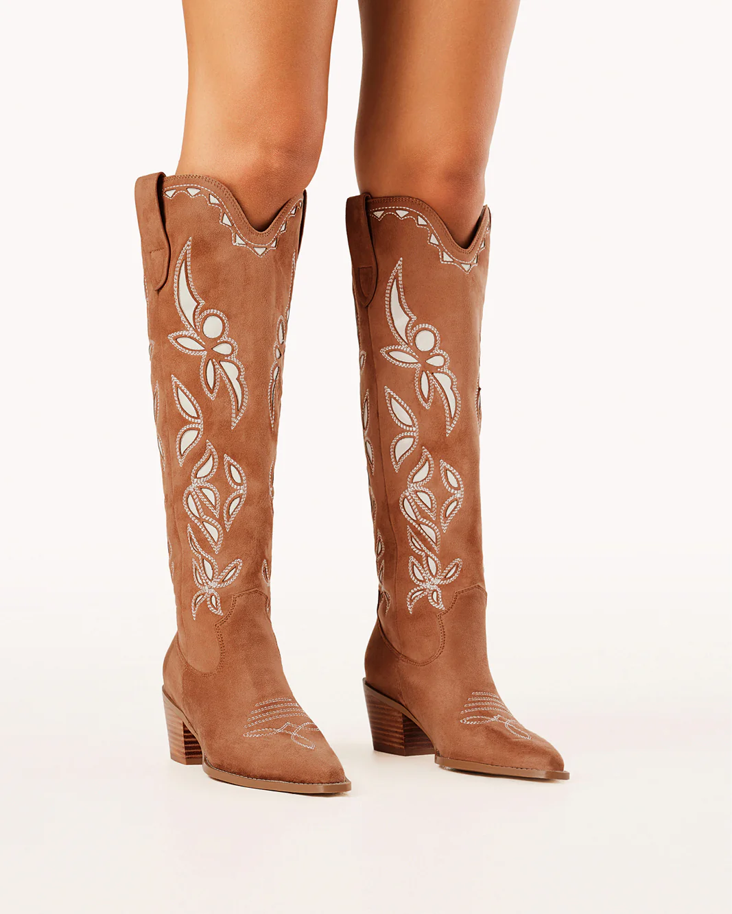 DELLA - DARK TAN SUEDE - Image 4