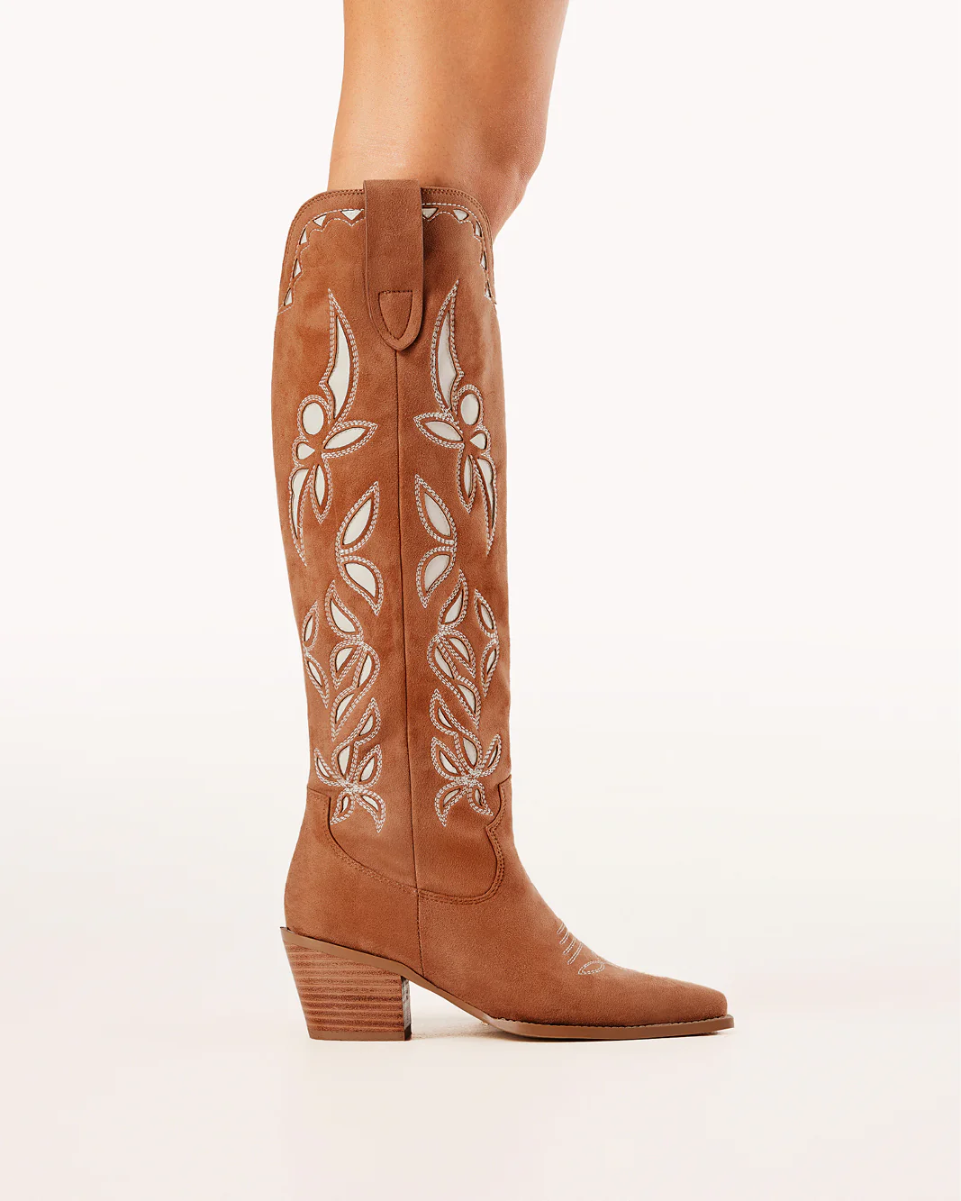DELLA - DARK TAN SUEDE - Image 5