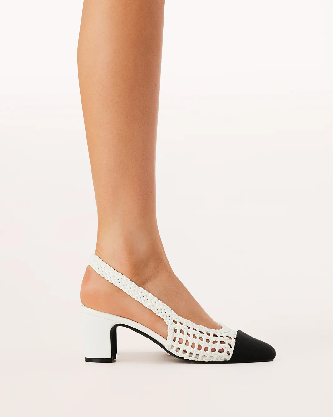 FLORIS - WHITE-BLACK GROSGRAIN - Image 5