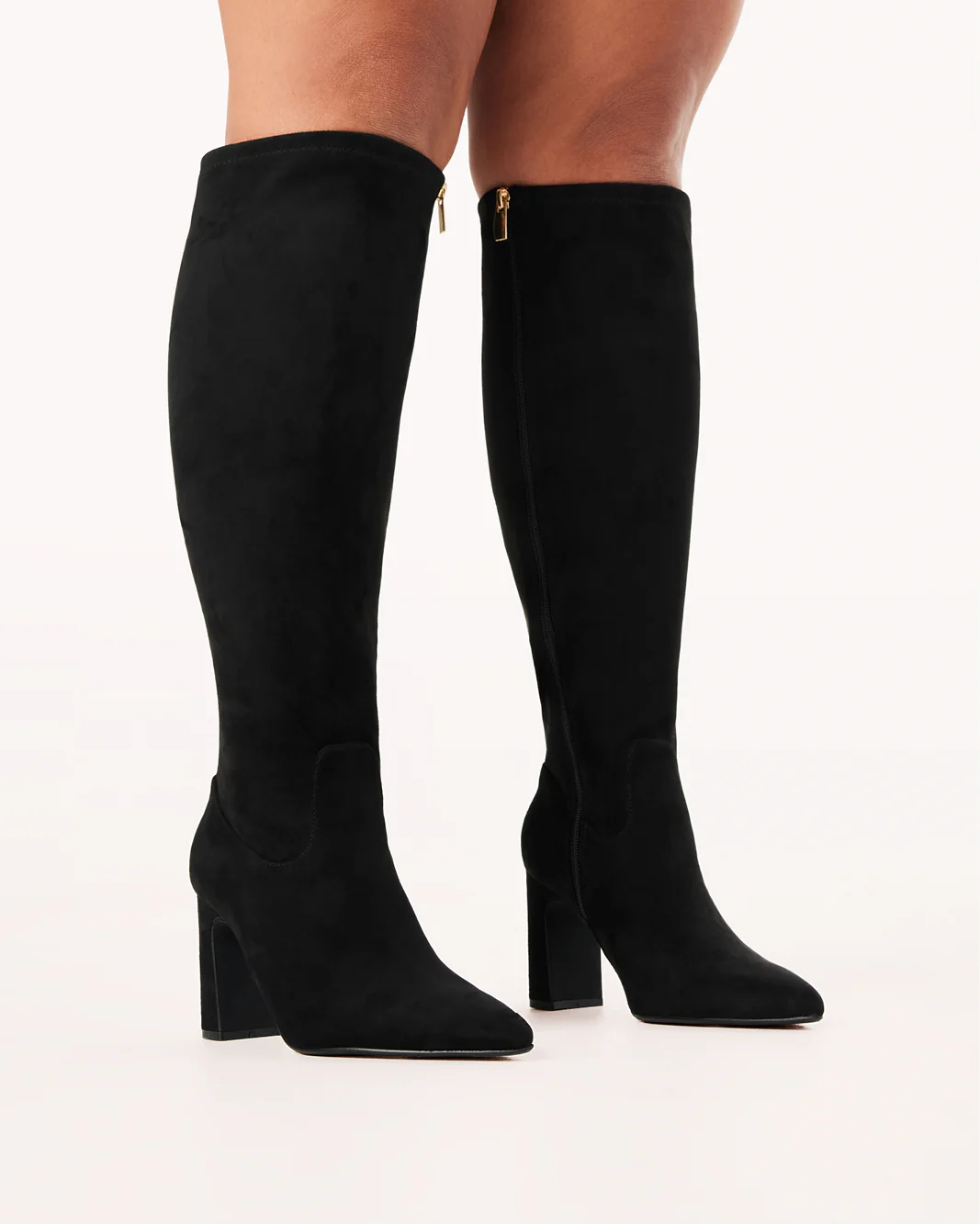 FREDDY EXTENDED CURVE - BLACK SUEDE - Image 4