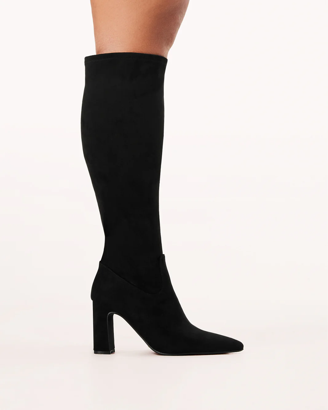 FREDDY EXTENDED CURVE - BLACK SUEDE - Image 5