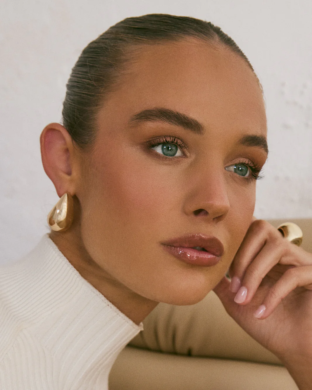GAIZA EARRING - GOLD - Image 4
