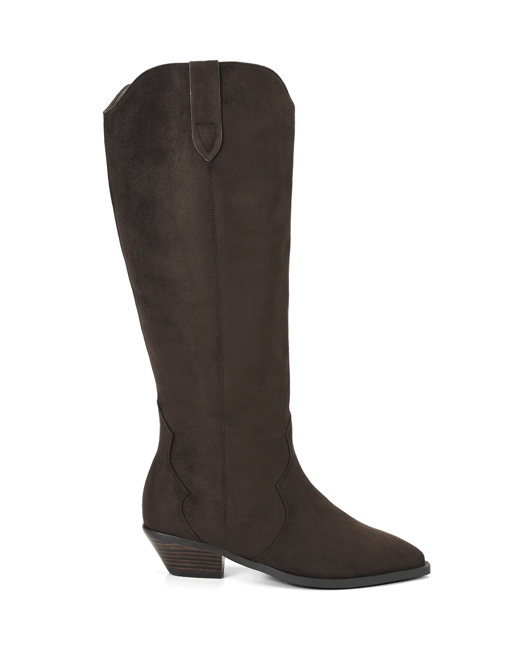 HELIX EXTENDED CURVE - DARK CACAO SUEDE