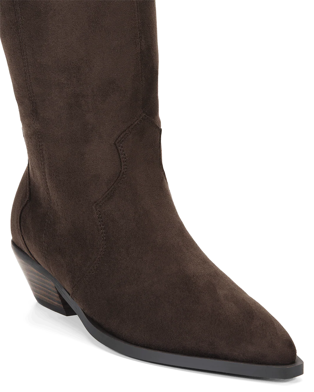 HELIX EXTENDED CURVE - DARK CACAO SUEDE - Image 6