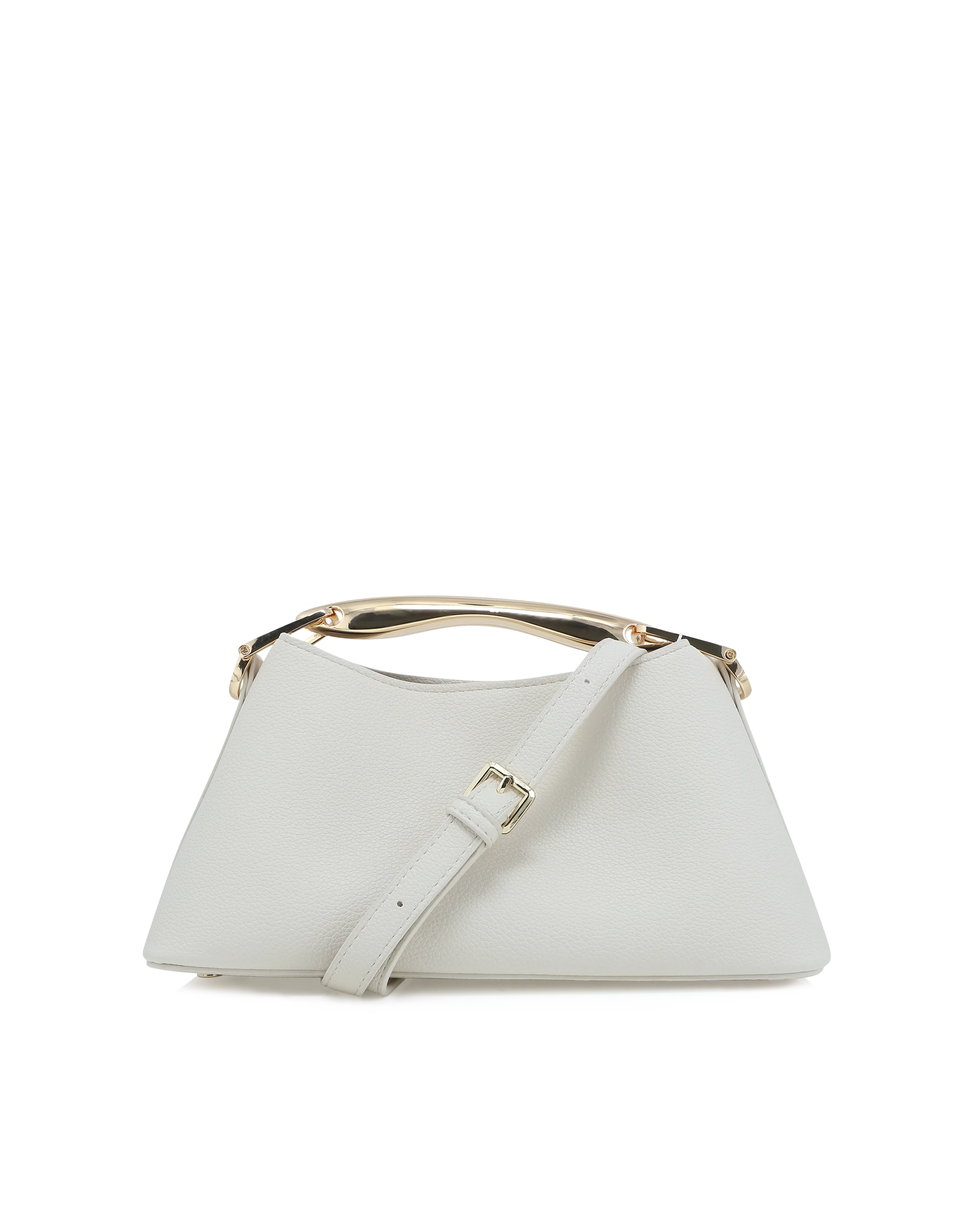 LEIF HANDLE BAG - BONE - Image 4