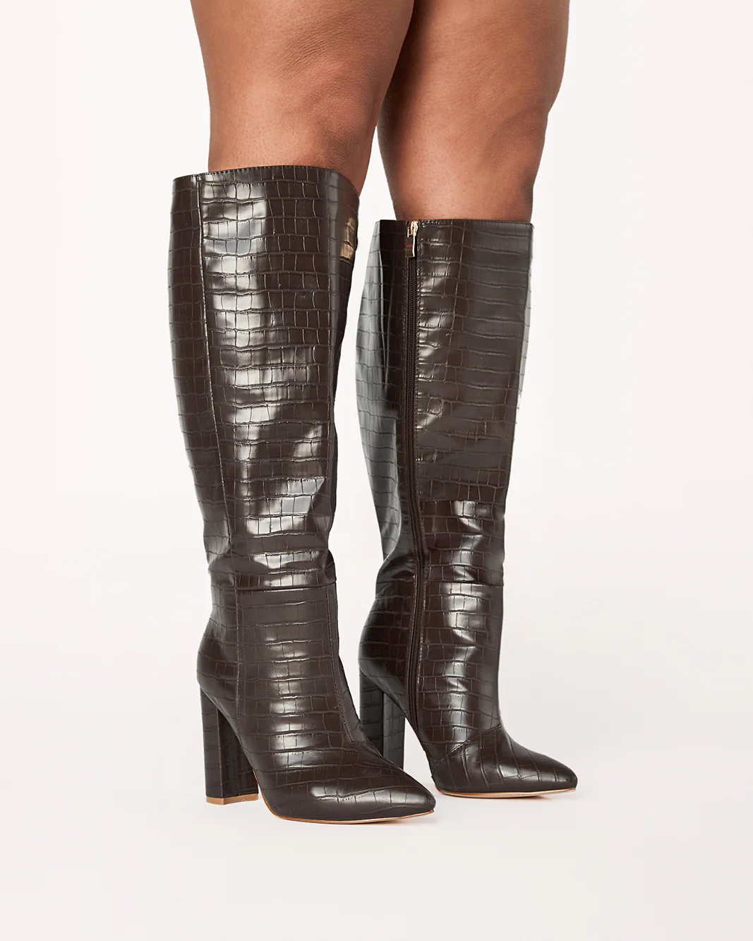 MILLA CURVE - CHOCOLATE CROC - Image 4