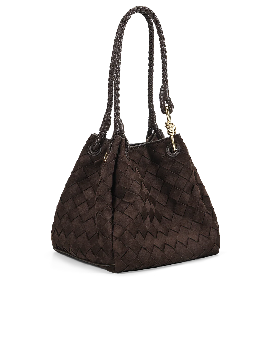 MINI LENI BAG - DARK CACAO SUEDE - Image 2
