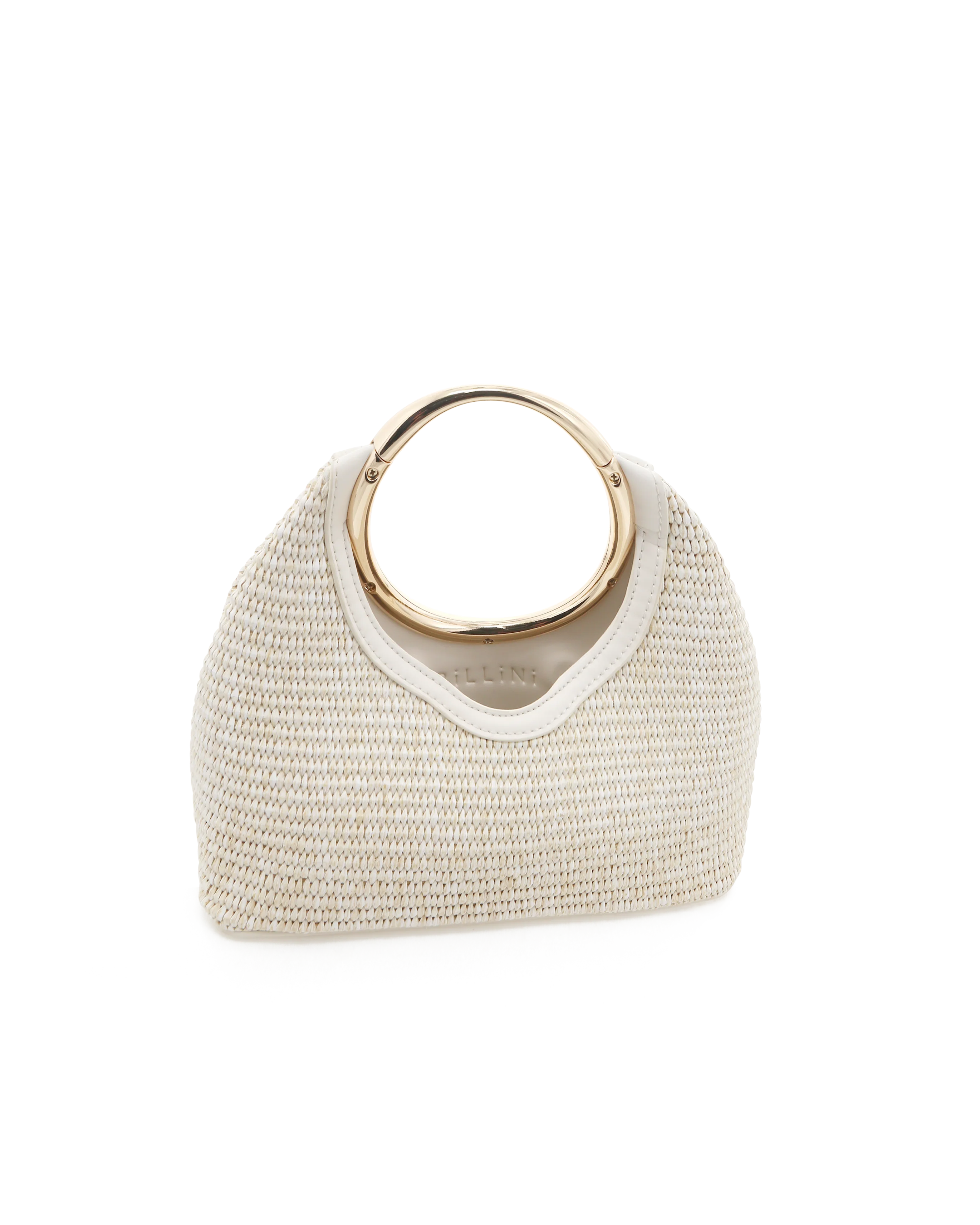 MONROE RAFFIA HANDLE BAG - CREAM RAFFIA-BONE - Image 3