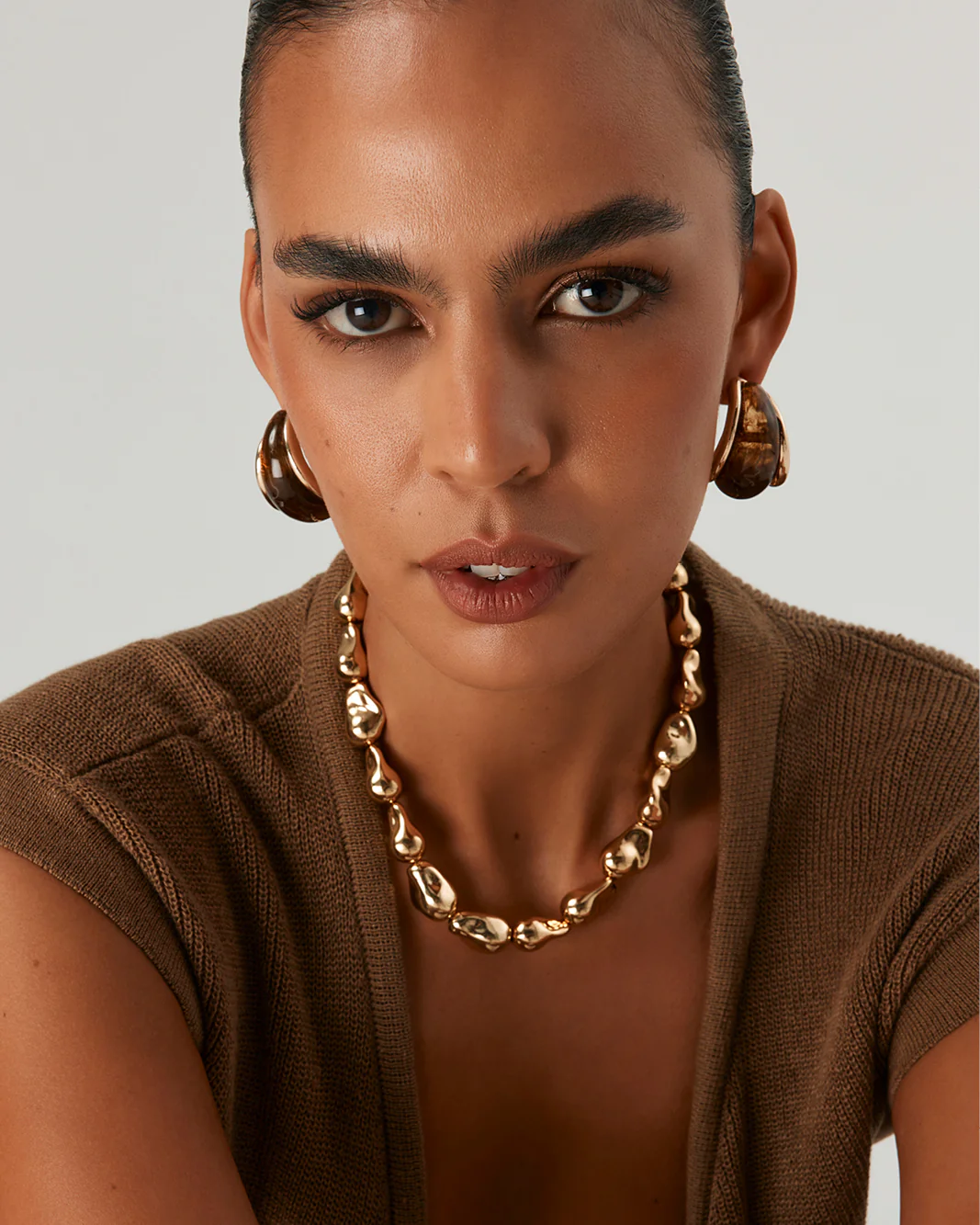 NINA NECKLACE - GOLD PLATED 18K - Image 4