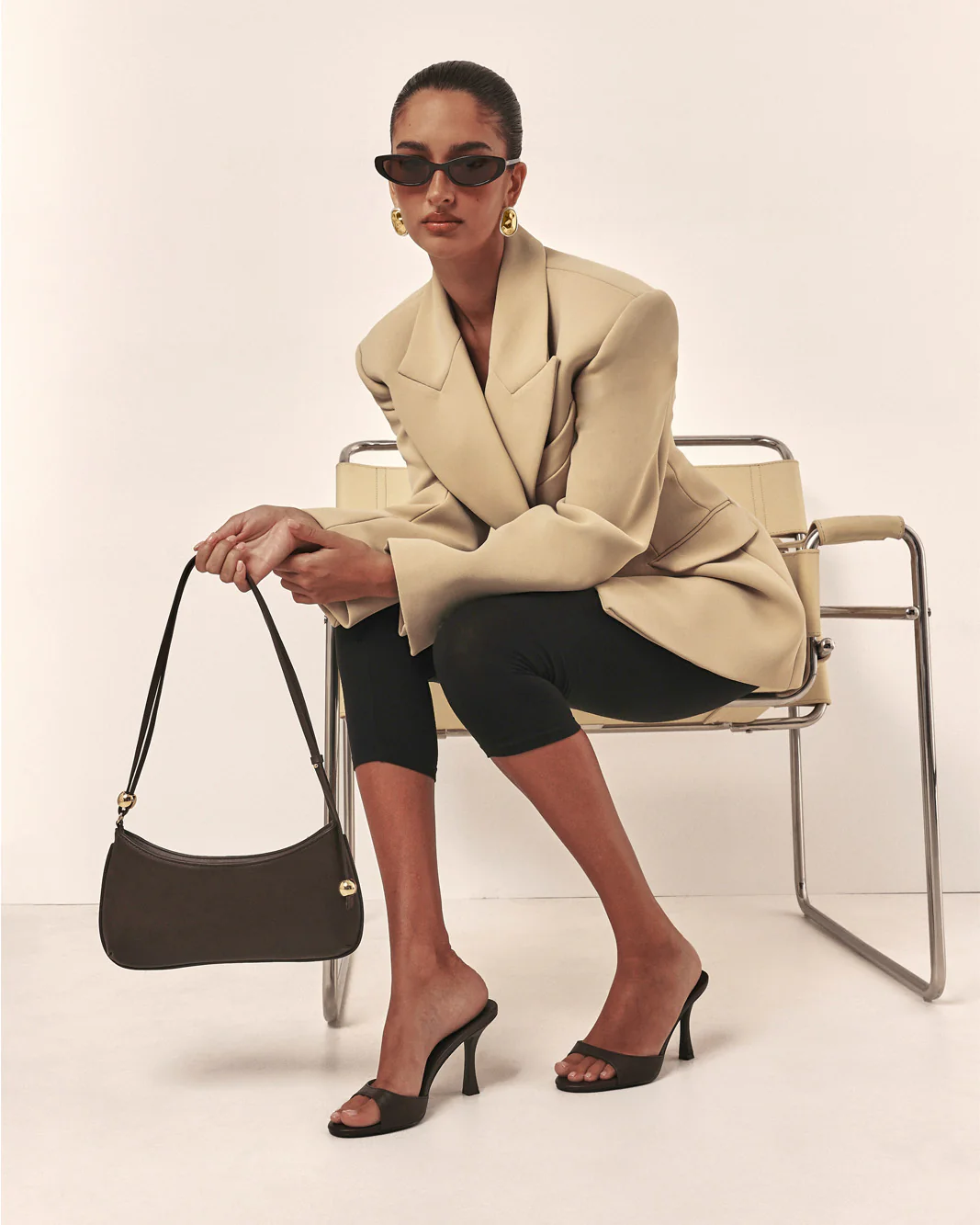ROSABELLE SHOULDER BAG - CHOC - Image 2