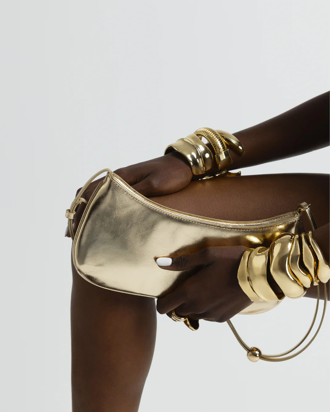 ROSABELLE SHOULDER BAG - GOLD METALLIC - Image 2