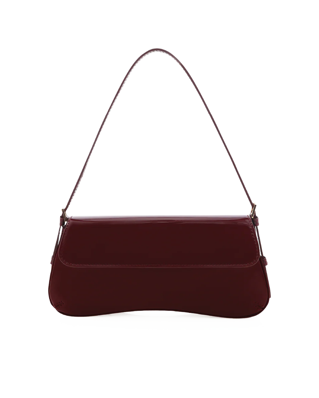 SABELLA SHOULDER BAG - CHERRY PATENT-GOLD - Image 4