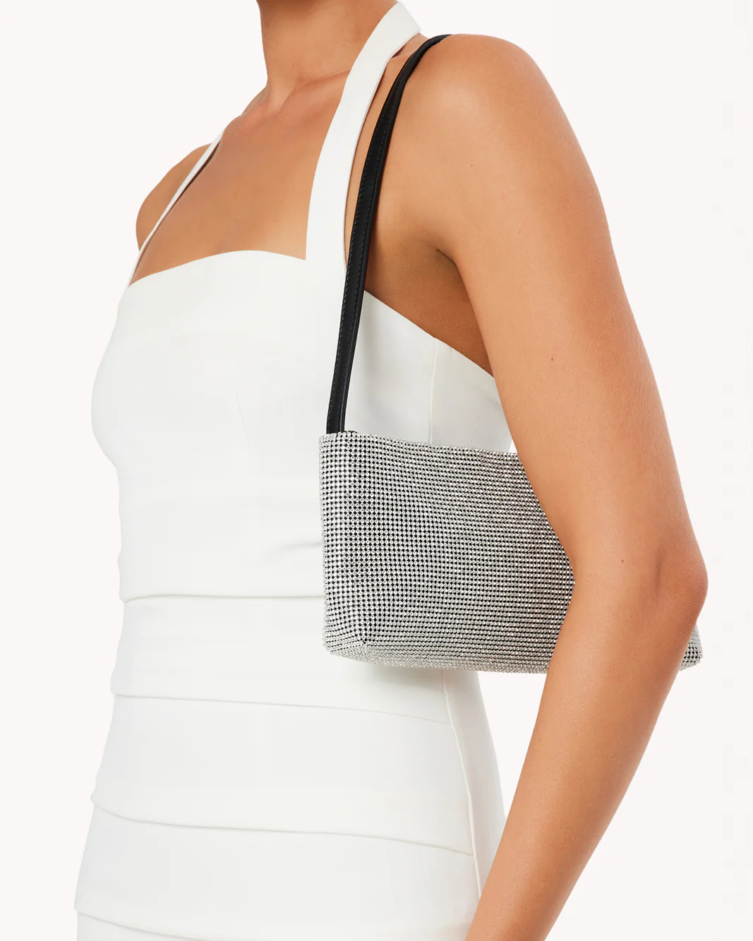 SOPHIA SHOULDER BAG - SILVER-DIAMANTE - Image 5